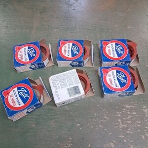 Lot Of Vintage BALL split Tab "Good Luck" Regular Jar Rubbers, 5.5 boxe(66 Total